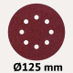 Excenterschuurpapier Ø125 mm