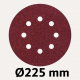 Excenterschuurpapier Ø225 mm
