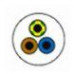 3 X 1 ROND SNOER VMVL ZWART