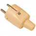 STEKKER WIT RA PVC KORT