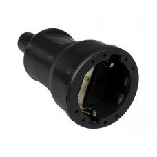 PVC CONTRA STEKKER + RA ZWART