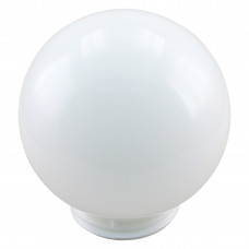 SCHROEFBALLON 60W GLAS BOL OPAAL