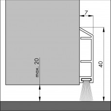 TOCHTPROFIEL/DORPELPROFIEL PDS-B WT 100 (DECO)