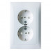 WCD RA 2-VOUDIG INBOUW WIT