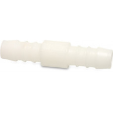 VERBINDINGSPIJPJE NYLON 19 MM SLANGTULE 16BAR WIT