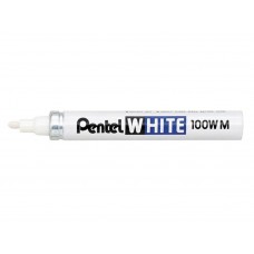 PENTEL - PENTEL MERKPEN WIT 100W-MEDIUM