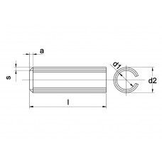 SPANBUS ISO 8752 STAAL 5 X 30 VERPAKT A 100