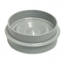 EINDKAP PVC-U 125 MM LIJMMOF/SPIE GRIJS AB01