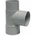 T-STUK 87° PVC-U 70 MM LIJMMOF X LIJMMOF X VERJONGING GRIJS