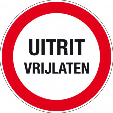 UITRIT VRIJLATEN 236 MM PVC