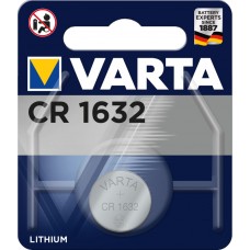 VARTA KNOOPCEL LITHIUM CR1632 3V Ø16X3,2MM, OP BLISTER