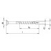 HECO TOPIX PLUS SPAANPLAATSCHROEF VZ PK 6.0X80MM PZ3