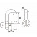 D-SLUITING RVS 06MM
