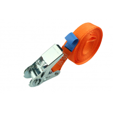 SPANBAND MET RATEL, 25MM, 5M, 350/700 DAN, ORANJE