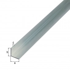 HOEKPROFIEL ALUMINIUM BRUTE 30X30X2MM 100CM