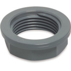 MEGA OPSLUIT MOER PVC-U 2" BINNENDRAAD GRIJS