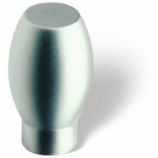 KNOP"BULB"ZMC MAT-VERCHROOMD Ø15MM H=21MM