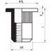 BLINDKLINKMOER BL-STAAL M4 BLISTER 50ST