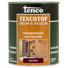 TENCOTOP DEUR & KOZIJN TRANSPARANT MAHONIE 0,75