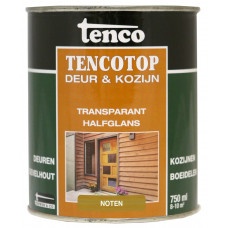 TENCOTOP DEUR & KOZIJN TRANSPARANT NOTEN 0,75