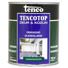 TENCOTOP DEUR & KOZIJN DEKKEND ZG DONKERGROEN 0,75