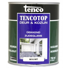 TENCO DEUR & KOZIJN DEKK ZG WIT RAL 9010 0,75L