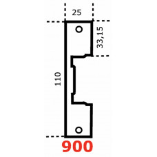 ESPV 900 SE / VOORPLAAT UNIVERSEEL 900 ZILVER