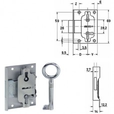 JUNIE INLAAT ST BLANK KLAV 1SL 15MM