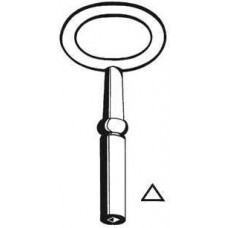 DOORNSLEUTEL DRIEKANT 9MM