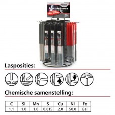 LASELEKTRODEN WK E 6013 Ø 2.00 X 300 MM / 48 STUKS