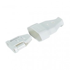 EURO PLUG STEKKER FEMALE WIT