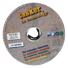 COAXKABEL OP ROL RG59 6.1 MM 100 M ZWART