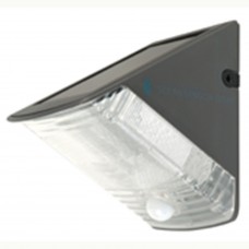 SOLAR WANDLAMP 1 LED ZWART