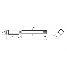 HSS-E MACHINETAP M5X0.8 +