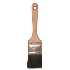 PLATTE KWAST, ALKYD, 21/2, HOUT, CHIN. ZWART VAR.HAAR