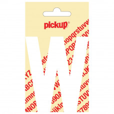 PLAKLETTER NOBEL 90 MM WIT W