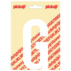 PLAKLETTER NOBEL 120MM WIT G