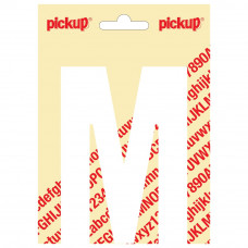 PLAKLETTER NOBEL 150MM WIT M