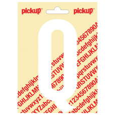PLAKLETTER NOBEL 150MM WIT Q