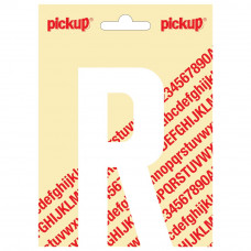 PLAKLETTER NOBEL 150MM WIT R