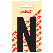 PLAKLETTER NOBEL 90 MM ZWART N