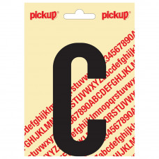 PLAKLETTER NOBEL 120MM ZWART C