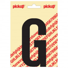 PLAKLETTER NOBEL 150MM ZWART G