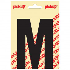 PLAKLETTER NOBEL 150MM ZWART M