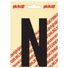 PLAKLETTER NOBEL 150MM ZWART N