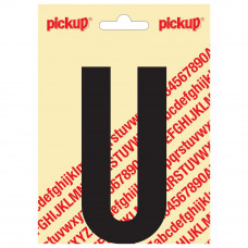PLAKLETTER NOBEL 150MM ZWART U