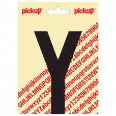 PLAKLETTER NOBEL 150MM ZWART Y