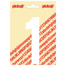 PLAKCIJFER NOBEL 120MM WIT 1