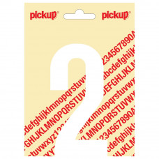 PLAKCIJFER NOBEL 120MM WIT 2