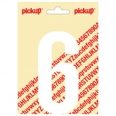 PLAKCIJFER NOBEL 150MM WIT 6